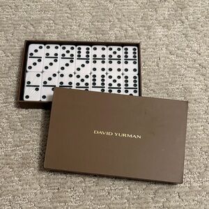 David Yurman Luxury Domino Set in Black and White